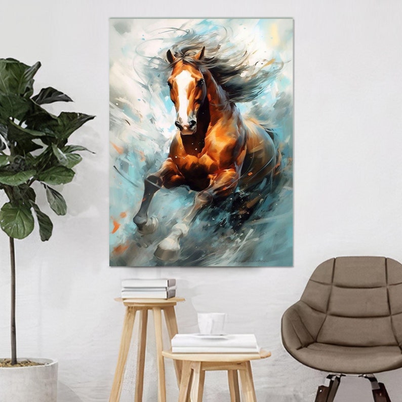 Black Horse Wall Decor, Glass Wall Art, Black Stallion Wall Art, Wall Hangings, Black Animal Tempered Glass, Tempered Glass Wall Art, Glass