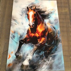 Horse Wall Decor, Glass Wall Art, Black Stallion Wall Art, Wall Hangings, Black Animal Tempered Glass, Tempered Glass Wall Art, Glass Horse