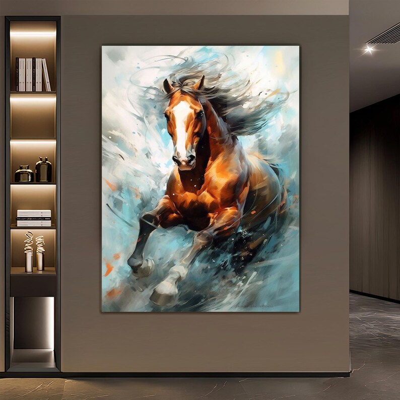 Black Horse Wall Decor, Glass Wall Art, Black Stallion Wall Art, Wall Hangings, Black Animal Tempered Glass, Tempered Glass Wall Art, Glass
