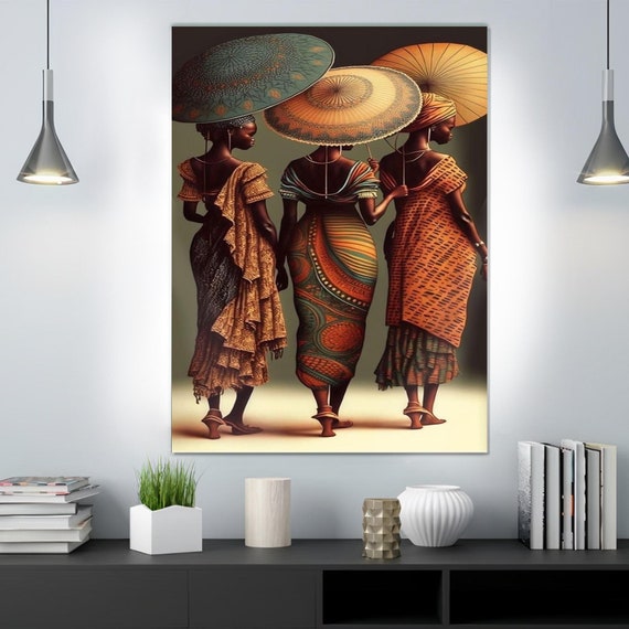 African Woman Art, Black Woman Fashion Wall Art, Tempered Glass Wall Art, Glass Printing, Large Glass Wall Art, African Wall Art, Wall Art