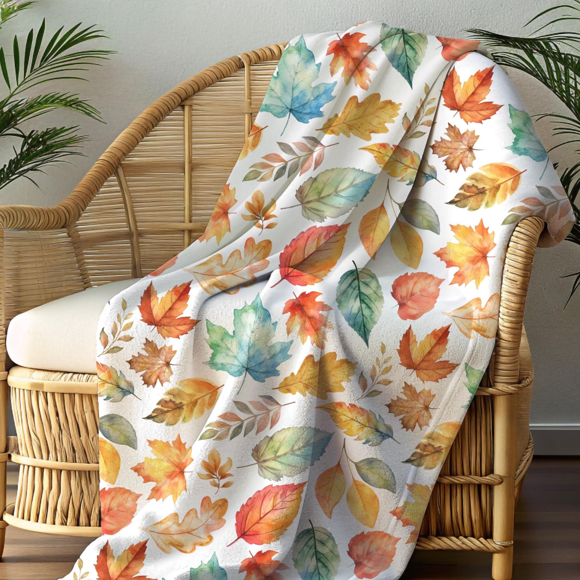 Fall Themed Throw Blankets Etsy