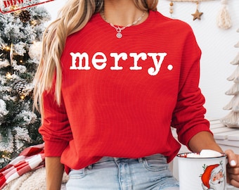 Merry SVG, Merry PNG, Christmas Holiday Winter Cut File, Christmas Svg, File for Cricut, Png Sublimation