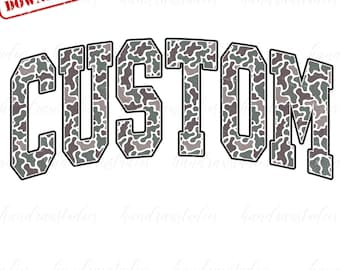 Custom Leopard Print PNG, Personalized Varsity Leopard Letters Print Custom Order Png, Custom Name, Mascot Logo Varsity Leopard Wordings PNG