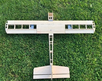 RC Model Plane Trainer 48 inch/122 cm DXF Files
