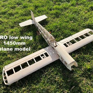 Cro Tiefdecker 1450 mm 57&quot; Spannweite Fernmodell Flugzeug DXF Files