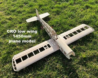 Cro Low Wing 1450mm 57" Wingspan RC Plane DXF Files