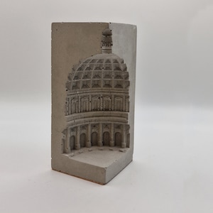 Handmade Concrete Pantheon Bookend | Architect Gift | Roman Architecture