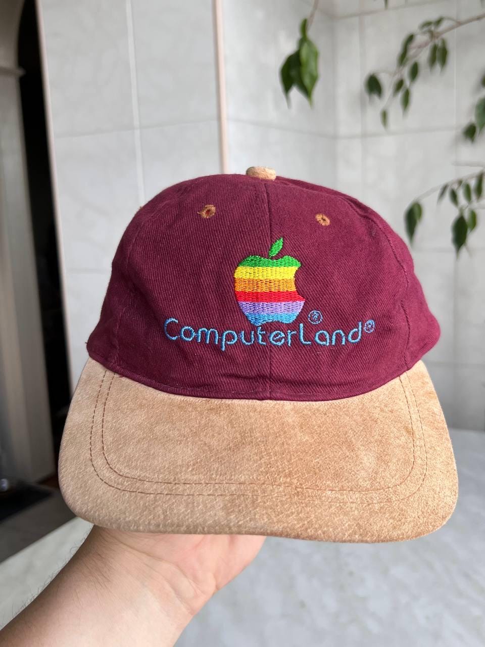 vintage Apple Macintosh レザーキャップ Macintosh Hat - Etsy