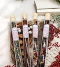 Christmas gift mulled wine tea, fruit tea in a test tube for colleagues, neighbors, employees - Christmas gift - Advent gift