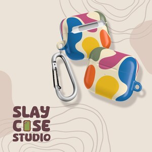 Retro Funky Shapes AirPods Hülle: Apple AirPods Pro, Pro2, 1st-4th Gen