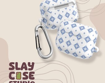 Estuche para AirPods con diseño de azulejos: diseño mediterráneo, Apple AirPods Pro