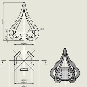 Fire Pit Drop Shape, Dxf File, Garden Fireplace, Svg Files for Plasma and Laser Cut, Garden Decoration. zdjęcie 6