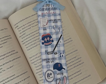 Garrett Graham Girlie | The Deal | Sports Romance Bookmark | Hockey | Readers Gift | Bookish