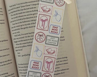 Vintage Stamps Bookmark | Coquette | Spring | Book Lover | Readers Gift | Bookish