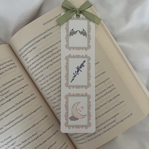 Fantasy Stamps Bookmark | Romantasy Lovers | Reader Book Gift | Bow Bookmarks