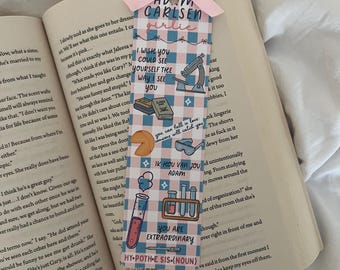 TLH Bookmark | STEM Romance | Bookmarks | Romance | Book Lovers | Bookish | Bows | Readers Gift
