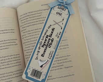 Sports Romance Bookmark | Bookmarks | Ice Hockey | Sports | Book Lovers | cute | Bookish | Book Gift | Gift For Her | Icebreaker