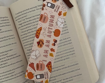 Autumn Bookmark | Gilmore Girls | Fall | Cosy | Small Town | Bows | Book Lover | Gifts | Bookish | Readers