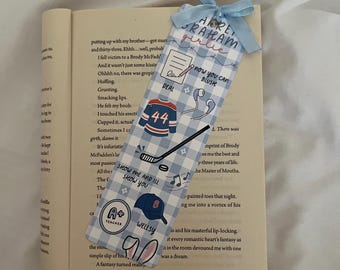 Garret Graham Girlie | The Deal | Sports Romance Bookmark | Hockey | Readers Gift | Bookish