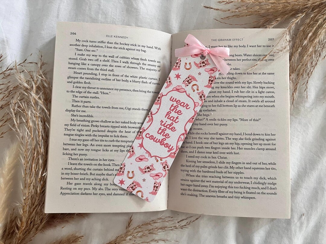 Wear the Hat Ride the Cowboy Bookmark Cowboy Romance Readers Bookmarks ...