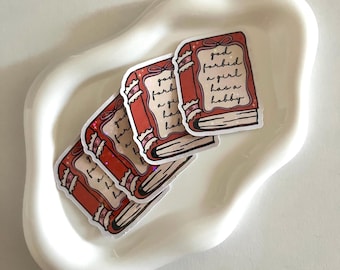 God Forbid A Girl Has A Hobby | Kindle Sticker | Readers Gift
