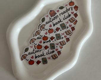 Autumn Readers Book Club Sticker | Fall | Cosy | Kindle Girlie | Readers Gift | Stickers