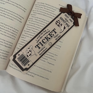 Cowboy Romance Bookmark | Bookmarks | Cowboy Era | Book Lovers | Ticket | Booktok | Bookish | Book Gift | Readers