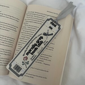 Morally Grey Ticket Bookmark | Dark Romance Bookmarks | Spicy Book Lovers | Reader Gift zdjęcie 2