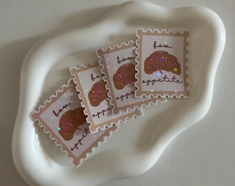 Bow Appetite Sticker | Crossiant | Kindle Girlie | Readers Gift