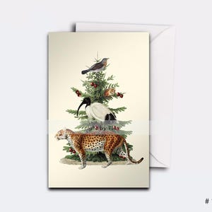 Zauberhafte Vintage Weihnachtskarte 1