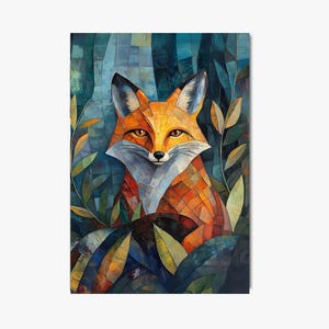 Carte postale 12 x 17 Cubisme Renard 1