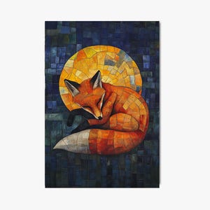 Carte postale 12 x 17 Cubisme Renard 3