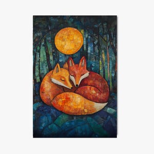 Carte postale 12 x 17 Cubisme Fox 4