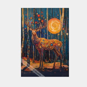 Kunstkarte HIRSCH
