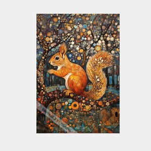 Kunstkarte EICHHÖRNCHEN