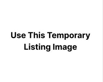 Op de afbeelding: Plaatsvervangende afbeelding voor een productvermelding. De tekst "Use This Temporary Listing Image" wordt in zwart op een witte achtergrond weergegeven.