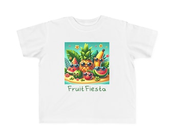 Grappig, schattig zomerfruit-t-shirt voor peuters