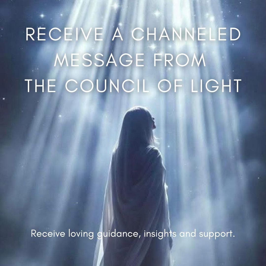 Receive a Channeled Message From the Council of Light - Etsy
