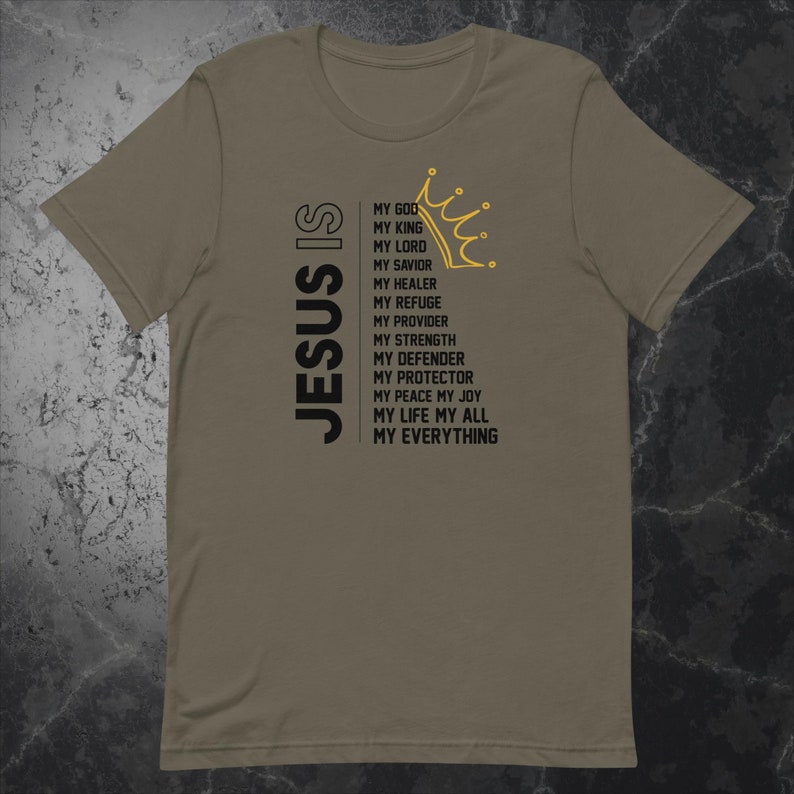 Jesus is T-shirt - Etsy