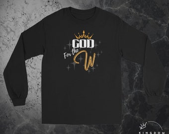 God for the W - Men's Long Sleeve Shirt