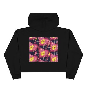 Every Tongue Under the Sun Autism Awareness Cropped Hoodie for Women zdjęcie 7