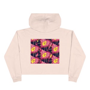 Jede Zunge unter der Sonne Autismus Bewusstsein Cropped Hoodie für Frauen Bild 5