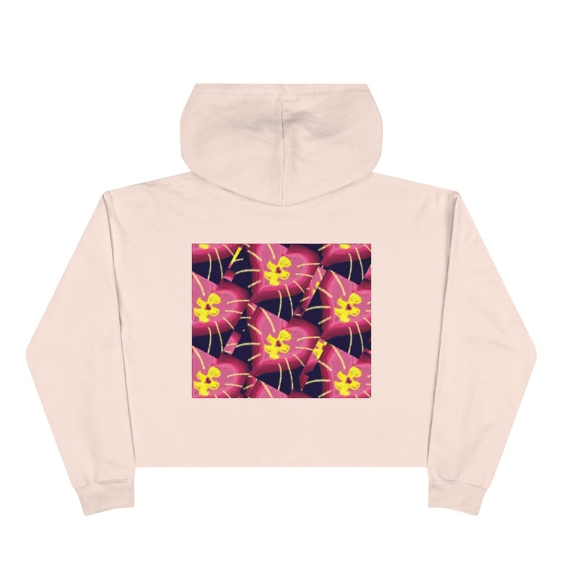 Elke tong onder de zon autismebewustzijn cropped hoodie voor dames afbeelding 5