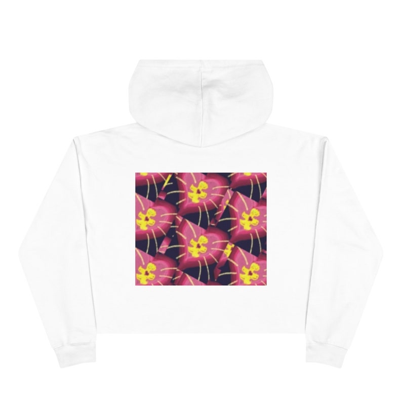 Elke tong onder de zon autismebewustzijn cropped hoodie voor dames afbeelding 9