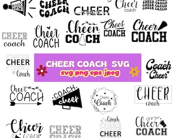 Cheer Coach svg , Cheerleader svg, Cheerleading svg, Game day svg, Cheer Mom svg, Cheer Squad, cheer coach