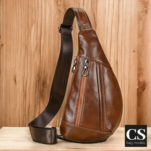 Pure leather sling bags for ladies top