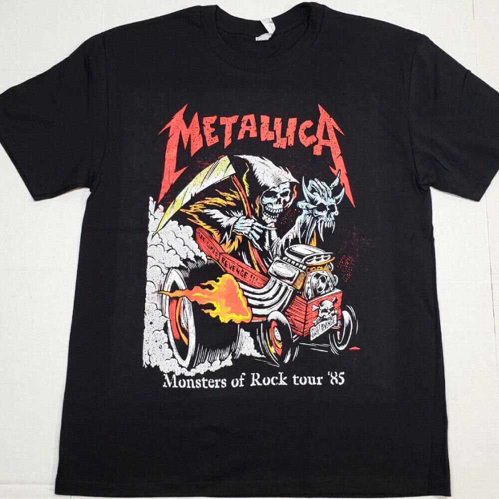 Vintage Metallica Monsters of Rock Tour 85 Heavy Metal Band Tee Shirt Metallica Monsters of Rock Shirt