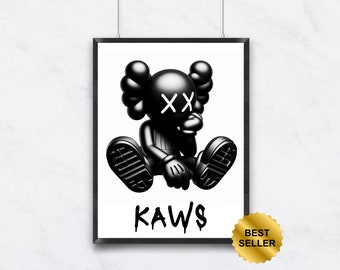 Hypebeast Poster,Printable Graffiti print, KAWS Poster,Hypebeast Toys,Hypebeast Sneaker, Sneaker Prints,DIGITAL Kaws png, DOWNLOAD