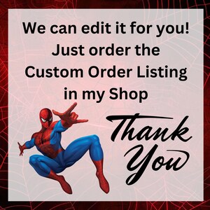 Spiderman Video Invitation Template Editable, Superhero Birthday Invite Boy, Animated Spider man Digital Invite, Editable Video Invite image 8