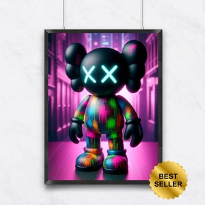 Hypebeast Poster,Printable Graffiti print, KAWS Poster,Hypebeast Toys,Hypebeast Sneaker, Sneaker Prints,DIGITAL Kaws png, DOWNLOAD